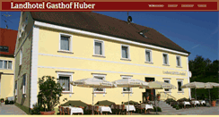 Desktop Screenshot of landhotel-gasthof-huber.de
